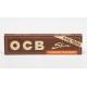 OCB Rolling paper Slim Virgin Brown with filters - 32pcs