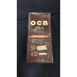 OCB Cartina da rollare Slim Virgin Brown - 50pz