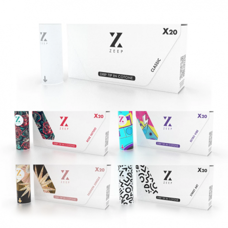 Puff Cotton Drip Tip for Zeep - 20pcs