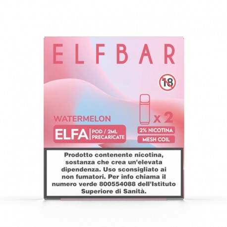 ElfBar ELFA Pod Prefilled - Watermelon - 20mg/ml - 2pz