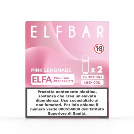 ElfBar ELFA Pod Prefilled - Pink Lemonade - 20mg/ml - 2pz