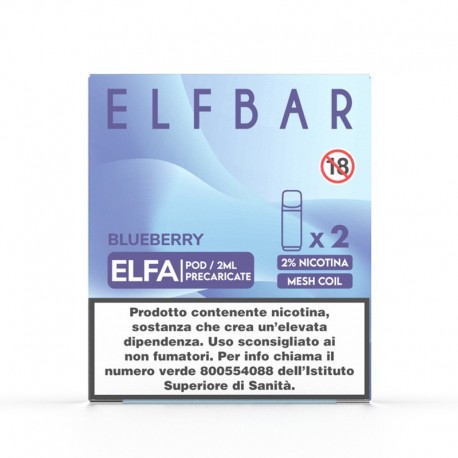 ElfBar ELFA Pod Prefilled - Blueberry - 20mg/ml - 2pz