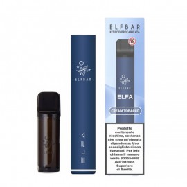 ElfBar ELFA Kit con Pod Cream Tobacco Precaricata - 20mg/ml