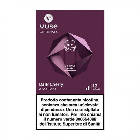 Vuse ePod 2 Pod Precaricate - Dark Cherry - 2pz