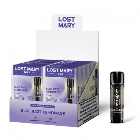 Lost Mary Toca Pod Prefilled - Blue Razz Lemonade - 20mg/ml - 2pz