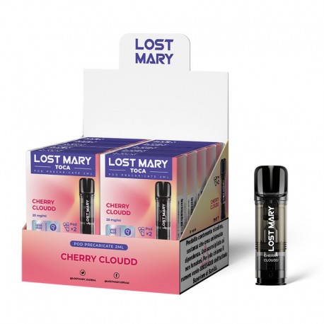 Lost Mary Toca Pod Prefilled - Cherry Cloud - 20mg/ml - 2pz