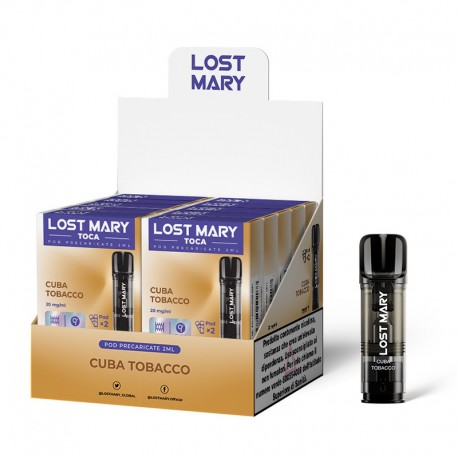 Lost Mary Toca Pod Prefilled - Cuba Tobacco - 20mg/ml - 2pz