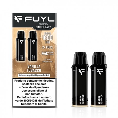 Dinner Lady Fuyl Pod Precaricata - Vanilla Tobacco - 20mg/ml - 2pz