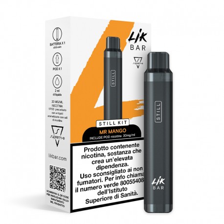 Likbar Still Pod Kit Black with Mr. Mango Prefilled - 20mg/ml