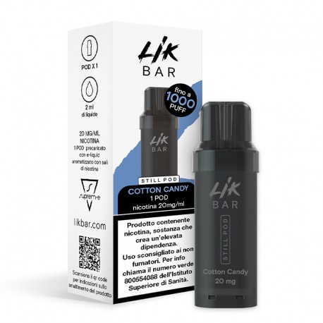 Likbar Still Pod Prefilled - Cotton Candy - 20mg/ml