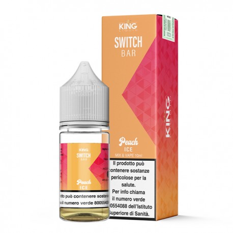 King Liquid SWITCH BAR Peach Ice - Mix and Vape 10+10