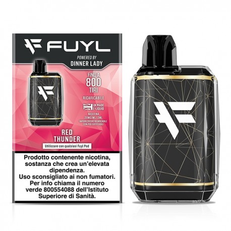 Dinner Lady Fuyl Pod Kit con Red Thunder Precaricata - 20mg/ml