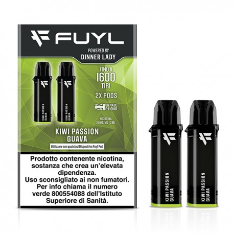 Dinner Lady Fuyl Pod Prefilled - Kiwi Passion Guava - 20mg/ml - 2pcs