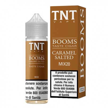 TNT Vape Booms Caramel Salted - Mix and Vape - 20ml