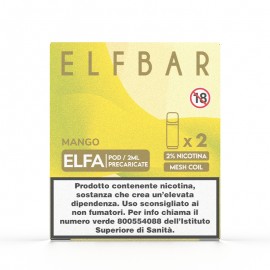 ElfBar ELFA Pod Prefilled - Mango - 20mg/ml - 2pcs