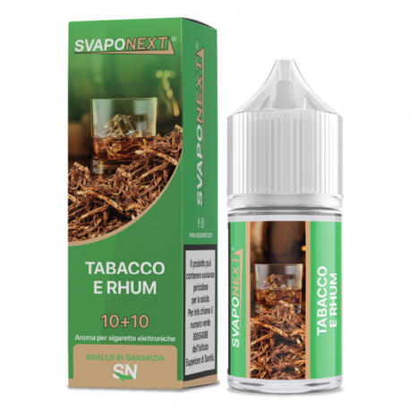 SvapoNext Mr. Tobacco Tabacco e rhum - Mini Shot 10+10