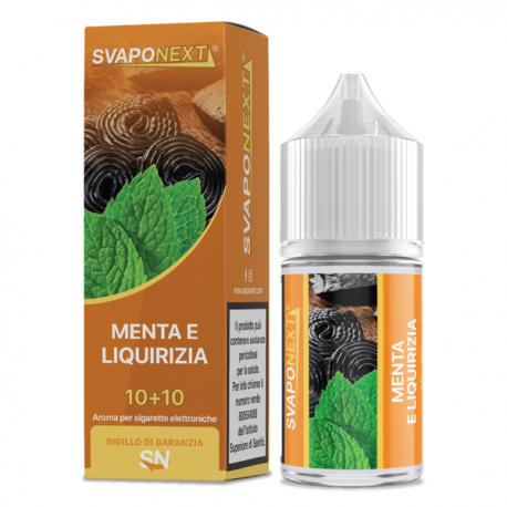 SvapoNext Mr. Cake Menta e liquirizia - Mini Shot 10+10