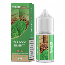 Mini Vape Shot 10+10 SvapoNext Mr. Tobacco Tabacco e Menta