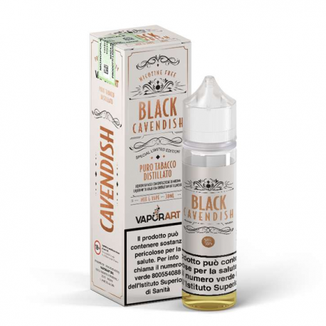 Vaporart Black Cavendish - Pure Tobacco Distillate - Mix and Vape - 30ml