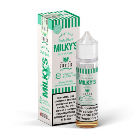 Super Flavor Milky's - Milk and Mint - Mix and Vape - 30ml