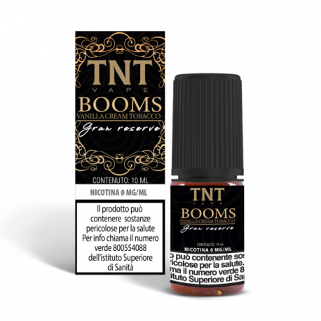 TNT Vape Booms Vanilla Cream Tobacco Gran Reserve - 10ml
