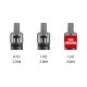 VooPoo ITO replacement pod WITH COIL 2ml - 2pcs