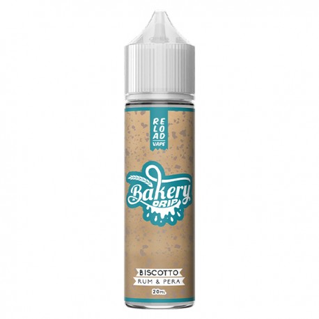 Reload Vape Bakery Drip Biscotto Rume e Pera - Vape Shot - 20 ml