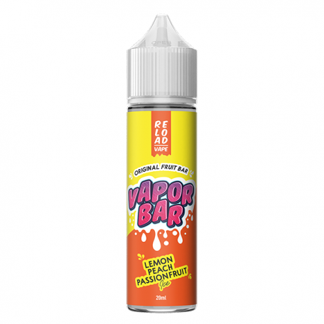 Reload Vape Vapor Bar Lemon Peach Passon Fruit - Vape Shot - 20 ml