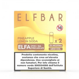 ElfBar ELFA Pod Prefilled - Pineapple Lemon Soda - 20mg/ml - 2pcs