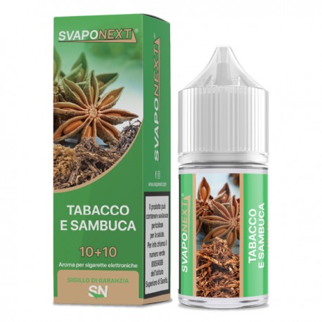SvapoNext Mr. Tobacco Tabacco e sambuca - Mini Shot 10+10