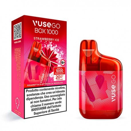 Vuse GO Box 1000 Disposable Strawberry Ice 2ml