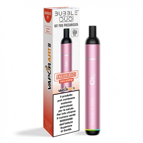 Vaporart Bubble Duo Kit Rosa with Anguria Ice Prefilled