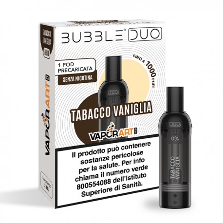 Vaporart Bubble Duo Pod Prefilled - Tabacco Vaniglia - 1pcs