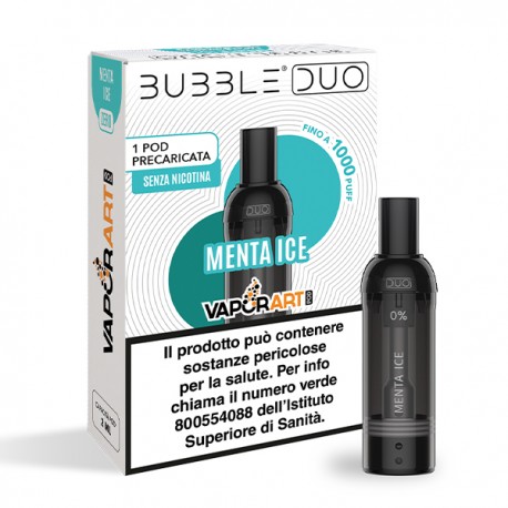 Vaporart Bubble Duo Pod Prefilled - Menta Ice - 1pcs