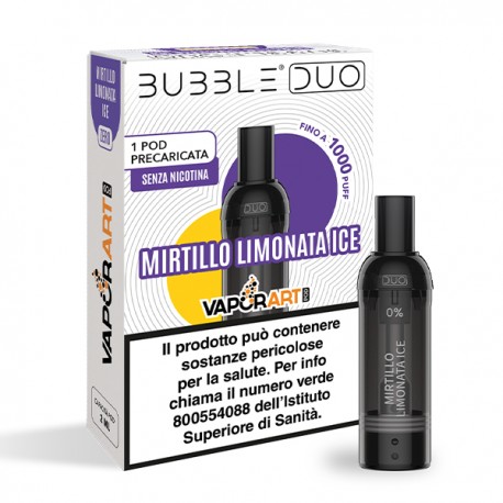 Vaporart Bubble Duo Pod Prefilled - Mirtillo Limonata Ice - 1pcs