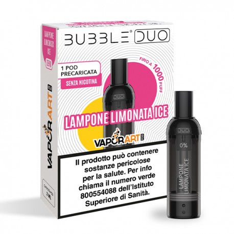 Vaporart Bubble Duo Pod Prefilled - Lampone Limonata Ice - 1pcs