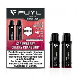 Dinner Lady Fuyl Pod Prefilled - Strawberry Cherry - 2pcs
