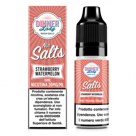 Dinner Lady Nic Salts Strawberry Watermelon - 10ml
