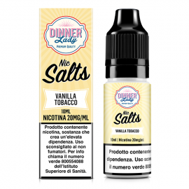Dinner Lady Nic Salts Vanilla Tobacco - 10ml