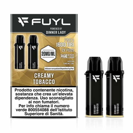Dinner Lady Fuyl Pod Precaricata - Creamy Tobacco - 2pcs