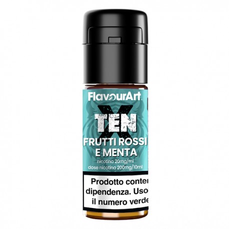 Flavourart TENX NicSalt Red berries & Mint - 10ml