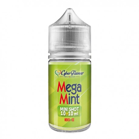 Cyber Flavour Mega Mint - Mini shot 10+10