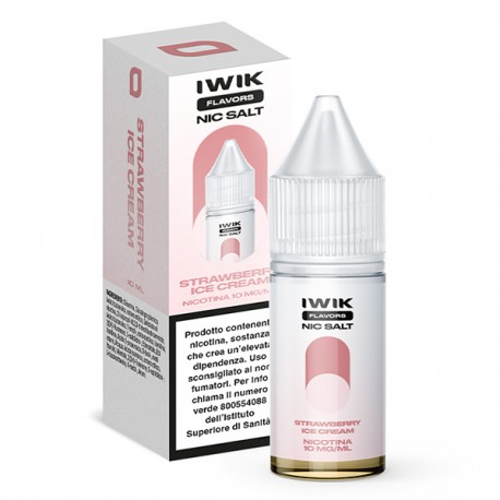 Iwik Strawberry Ice Cream - Nic Salt - 10ml