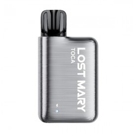 Lost Mary Toca Metal Kit Brushed Stainless + Pineapple Lemon Qi Pod - 20mg/ml