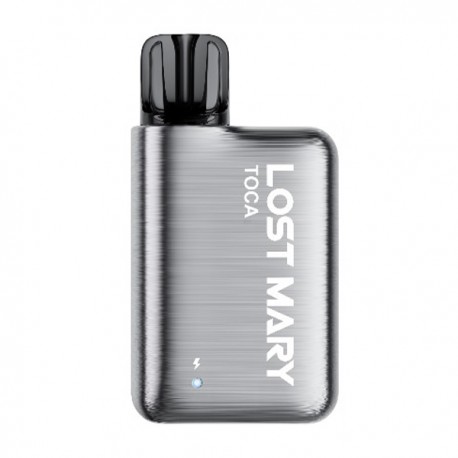 Lost Mary Toca Metal Kit Brushed Stainless + Pineapple Lemon Qi Pod - 20mg/ml