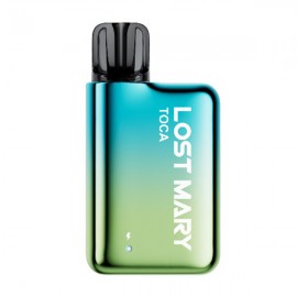 Lost Mary Toca Metal Kit Blue Green + Kiwi Passion Fruit Guava Pod - 20mg/ml