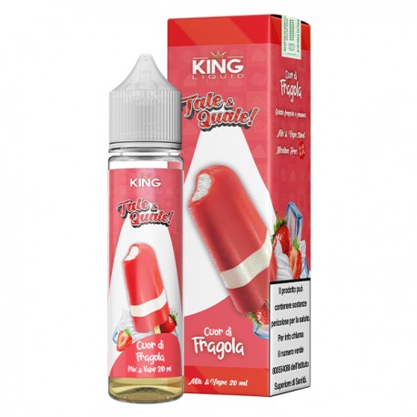King Liquid TALE & QUALE Cuor di Fragola - Mix and Vape - 20ml