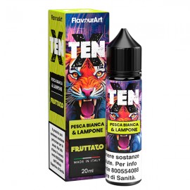 Flavourart TenX Pesca Bianca Lampone - Vape shot 20ml