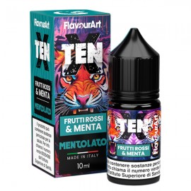 Flavourart TenX Frutti Rossi Menta - Mini shot 10+20
