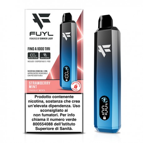 Dinner Lady Fuyl SL. S.Kit with Pod Strawberry Mint Prefilled - 20mg/ml